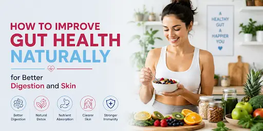 You are currently viewing How to Improve Gut Health Naturally for Better Digestion and Skin