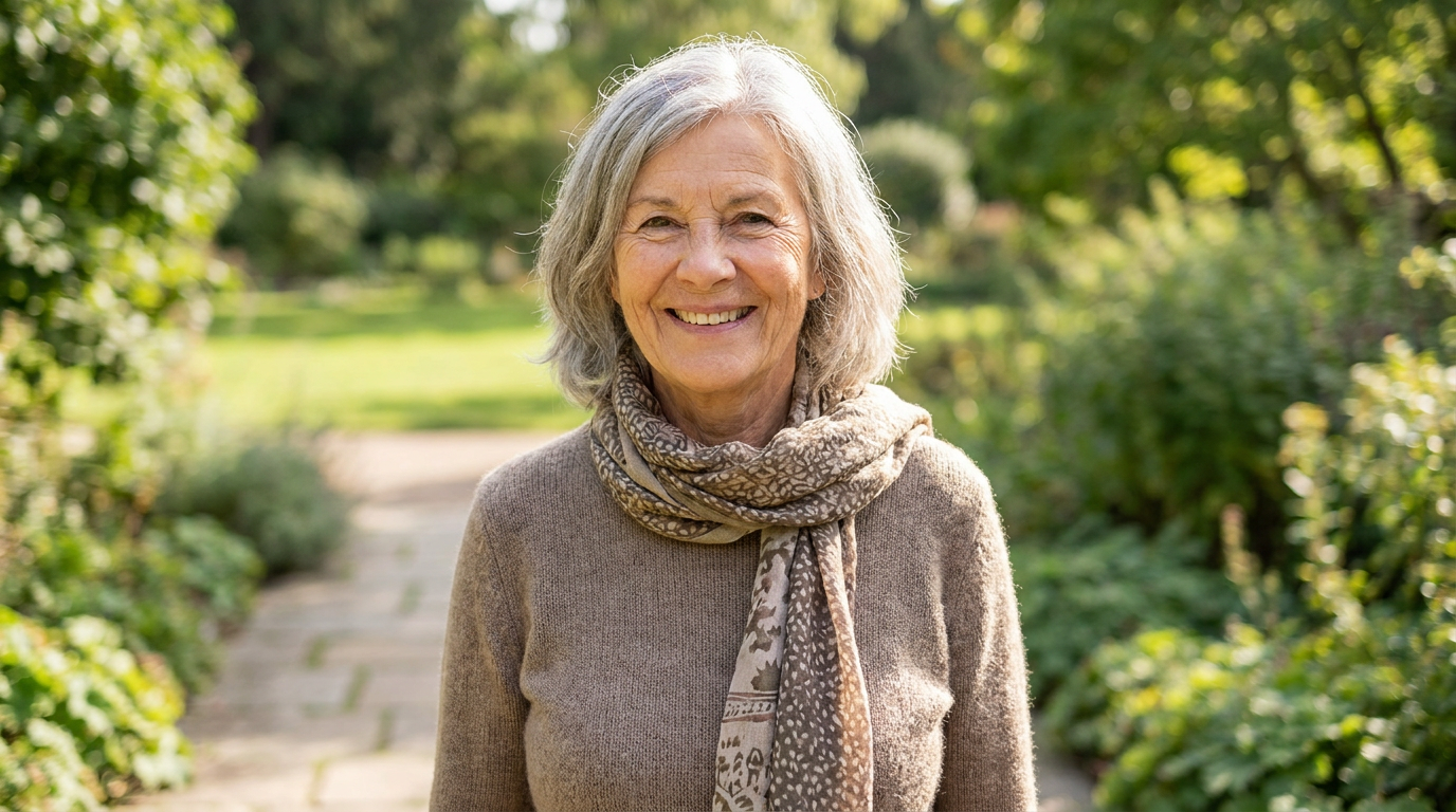 A friendly senior woman smiling, representing new Medicare patients welcome at Lakewood Primary Care and Wellness in Dallas